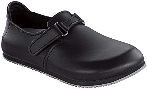 Birkenstock Clog Linz Superlauf, Naturleder, schwarz, normal, Größe 43...