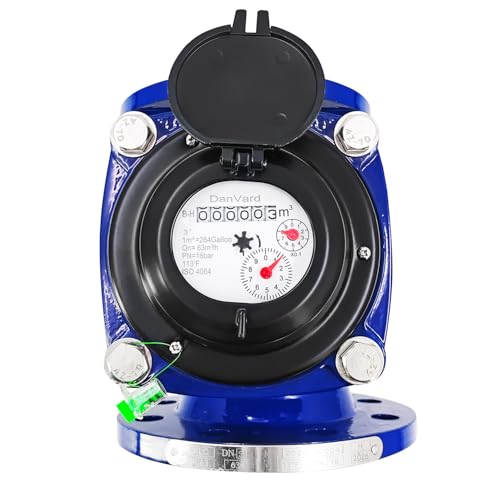 Image of 3'' Water Meter Fits for Woltmann Helix Water Meter Pulse Output Flanged