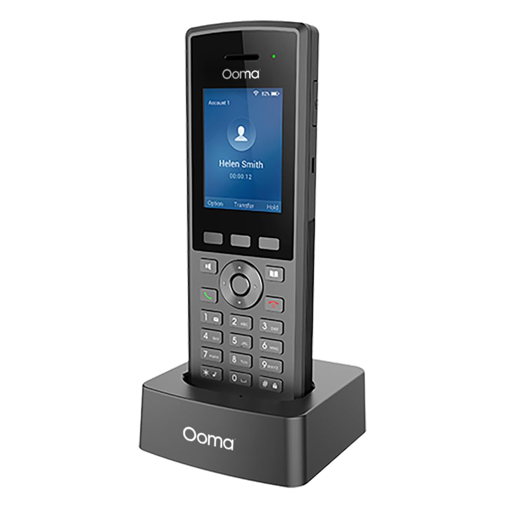 Ooma WP825 ruggedized Portable Wi-Fi IP Phone Designed to Suit a Variety of Enterprises and Vertical Market Applications, Including Retail, Logistics, Medical and Security