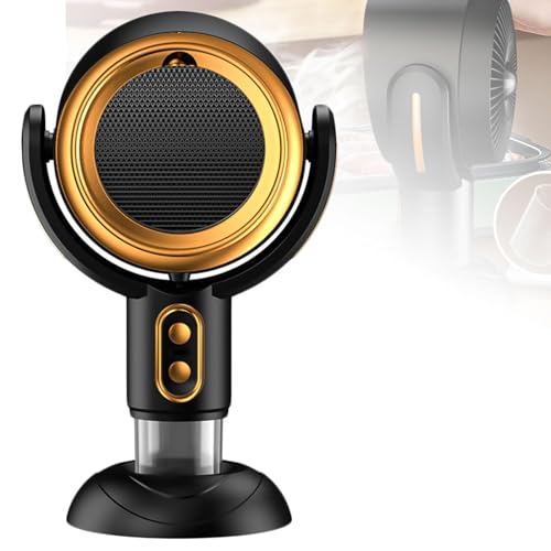 Desktop Cooker Hood, Mini Portable Extractor Range Hood with 2 Gears Mode, 15° Adjustable Strong Suction with Oil Cup, Low Noise, Easy To Clean, for Home Kitchen Fondue Hot Pot BBQ ( Color : Gold )