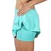 X31 Sports Running Skirt Tennis Skort with Shorts and Pockets (Turquoise, Medium)