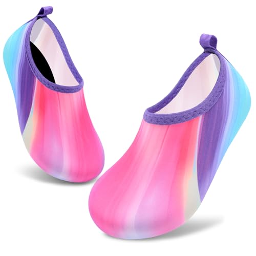 Image of VIFUUR Kids Water Shoes Girls Boys Quick Dry Aqua Socks for Beach Swim Outdoor Sports