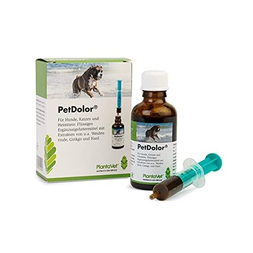PlantaVet PetDolor flüssiges Ergänzungsfuttermittel für Hunde, Katzen und Heimtiere 50ml