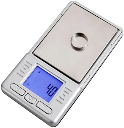 OddBitsnBobs Great Value Pocket Scale 500g/0.1g 1.7" LCD Digital Pocket Scale for Jewelry/Gold/Weed ML-A05 Black g/ozt/dwt/ct/oz/gn