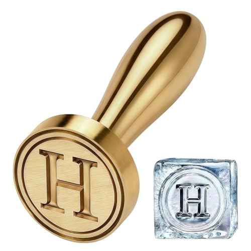 Sello personalizado para cubos de hielo de latón miniatura 1