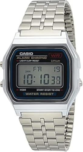Casio カジュアルウォッチ ユニ デジタル ステンレススチール - A159WA A159, ステンレススチール製。, ブレスレット