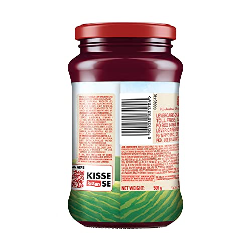 Image of Kissan Mixed Fruit Jam, With Fruit Ingredients, 500 g (Pack of 2)