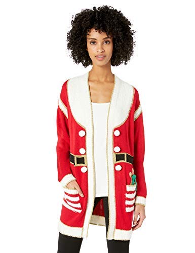 Blizzard Bay Junior's Jolly Santa Tunic Christmas Sweater