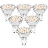 GU10 LED Bulbs Dimmable 2700K Soft White 2 Prong Light Bulbs 4W LED Replacement for Halogen Bulb 50W...