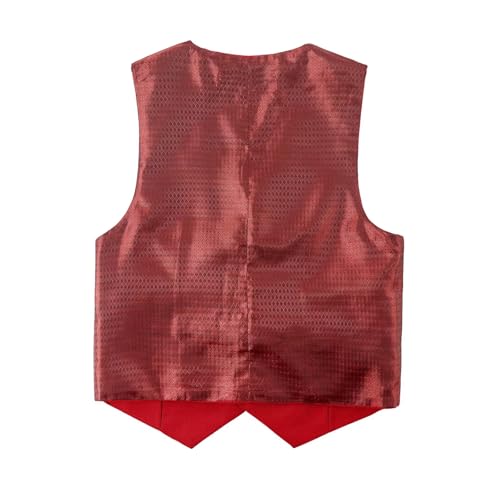 Image of Boys Formal Suit Vest Solid Vest for Toddler Kids Formal Wedding Outfit