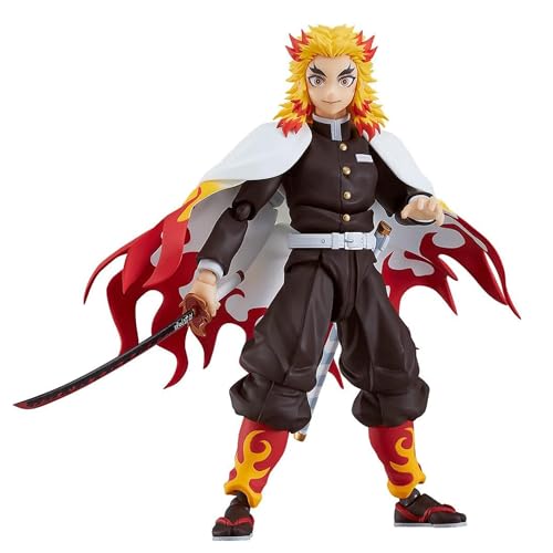 Max Factory Demon Slayer: Kimetsu no Yaiba: Kyojuro Rengoku Figma Action Figure Multicolor