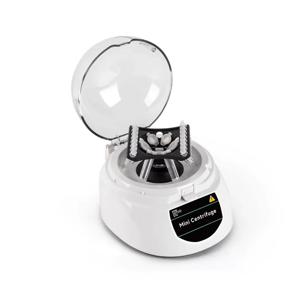 AC 220V Hand Mini Zentrifuge, Hochgeschwindigkeits Multifunktions Labor Zentrifuge mit 3 in 1 Rotor 4000U/min / 6000U/min / 7000U/min (6000RPM)