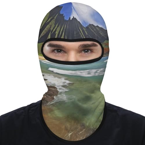 Balaclava para hombre, máscara para esquí y ciclismo, protector facial multifuncional para invierno miniatura 7