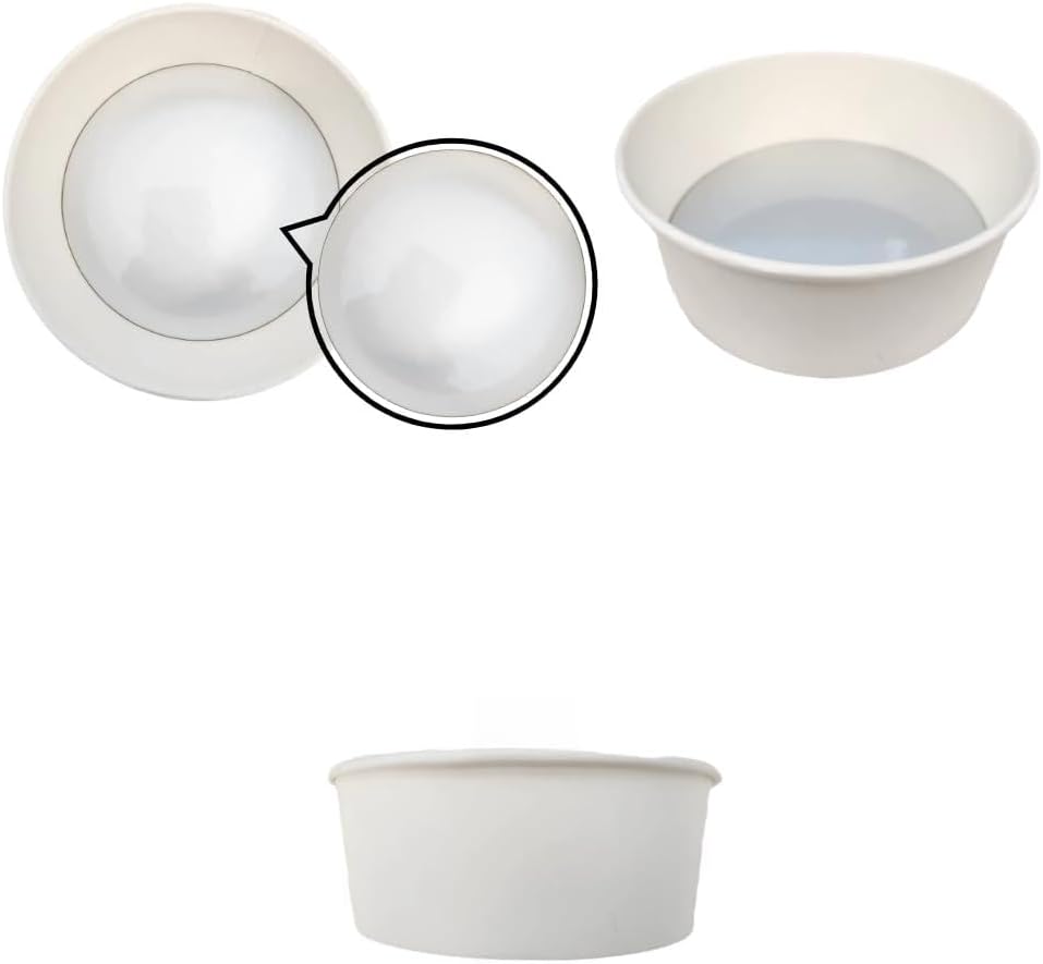 Induction-Safe Paper Ramen Bowls, 300 Count, 20 oz, Compatible with Instant Ramen Cooker Machines, Disposable, Leak-Resistant, Heat-Resistant, Food-Grade, White