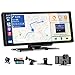 Produktbild 2025 Neuestes 10,26 Zoll Android Auto Display & Carplay Display: Car Play Buddy Display mit 4K Dashcam Rückfahrkamera Navigation Bluetooth 5.2 Touchscreen Sprachsteuerung Mirror Link AUX FM 64G TF