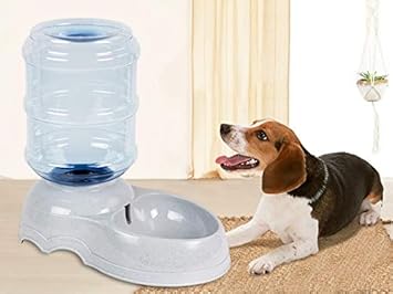 Lycus Pet Water Dispenser Station - Replenish Pet Water for Dog Cat Animal Automatic Gravity Water Drinking Fountain Bottle Bowl Dish Stand (Multi)