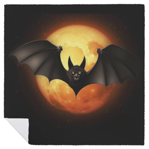 Servilletas de Tela Halloween Bat 18x18 Pulg Reutilizables miniatura 6