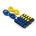 CELEMOON Lightweight Adjustable Cable Kids Jump Rope with Anti-Slip Foam Grip Handles and Storage Bag, 9 Feet, Blue