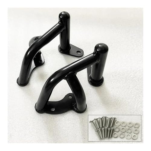 Protection moteur V-MAX1200 barre anti-chute moto carter noir givré