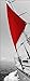 Produktbild Pro-Art gla1109c Wandbild Glas-Art 'Red Spinnaker I' 30 x 80 cm