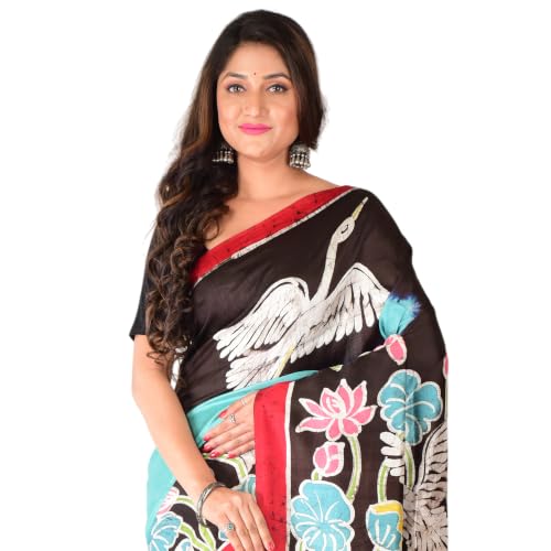 3stones pure silk saree in pure silk – image 6