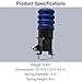 TSS-106-40 | Trailer SumoSprings for Trailer Axle, GAWR: 3000-8000 (Spring-Under Axle Configuration) - Includes line relocation bracket