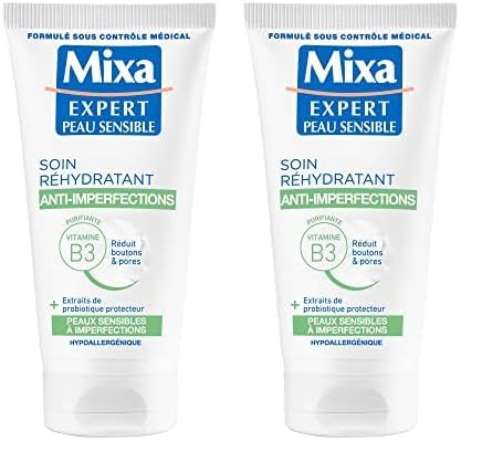 Crème Visage Très Hydratant Anti imperfections 2 En 1 Mixa Le Flacon De 50ml - vue 2