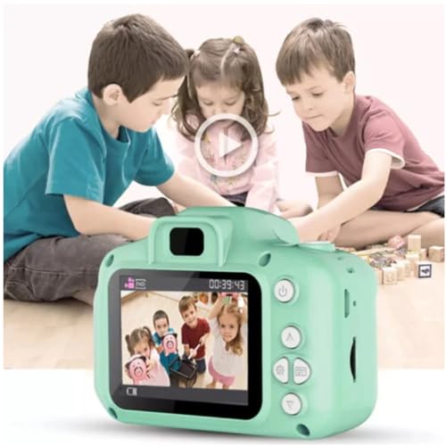 Câmera Digital Infantil Portatil, Tela LCD de 2,0 Polegadas, Resolução 20MP 1080P HD Câmera de Vídeo