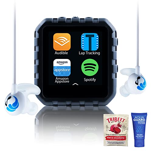 Exclusive Discount 90% Price Delphin Waterproof Micro Tablet Compatible with Audible and More, Plus Built in Lap Tracking! (8GB, Swimbuds Sport)