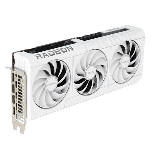 Prime AMD Radeon RX 9070 XT White OC Edition, Scheda Grafica 16 GB GDDR6, 256 Bit, PCIe 5.0, 1 HDMI 2.1, 3 DisplayPort 2.1, Software GPU Tweak III, Bianco, PRIME-RX9070XT-O16G-WHITE - Scheda video - Immagine 2