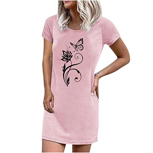 Kleider Damen Sale Angebote Übergroß A Linie Casual V Ausschnitt...