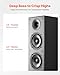 VEVOR Passive Floorstanding Speakers, 2-Way, Floor-Standing Tower Speakers with 1 in Tweeter, 6.5 in Woofers, 400W Peak, 65Hz–20kHz Frequency Response, Durable MDF Enclosure, for Home Audio, Pair