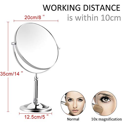Miroir maquillage de table OGRAFF idéal pour une routine beauté impeccable dans votre salle de bain - 3