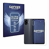 savvies 18 Pack Screen Protector Compatible with Samsung Galaxy A07 4G (Front+Camera) Protection Film Clear