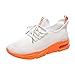Produktbild Saihui Sneakers Damen Netz Gym Atmungsaktiv Schuhe Strick Laufschuhe Trainer Sneake Sportschuhe rutschfeste Straßenlaufschuhe (EU:39, Weiß)