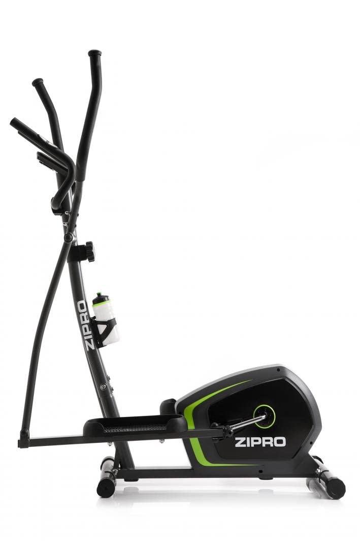 Zipro Neon Magnetico Crosstrainer per Uso Domestico Fino a 120 kg - Trainer ellittico a 8 Livelli di Resistenza con Computer per misurare Le pulsazioni, Le Calorie, la Distanza, la velocità - in Nero