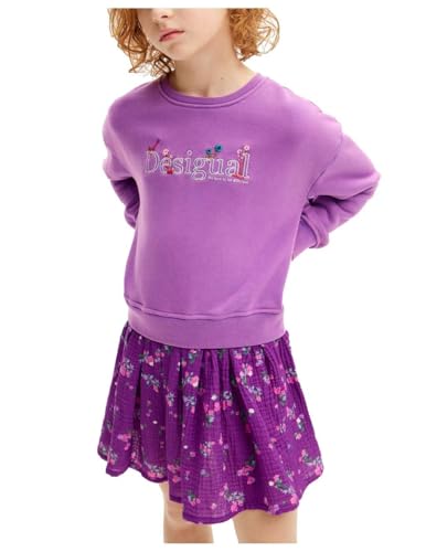 Desigual Girl Knit Dress Long Sleeve2