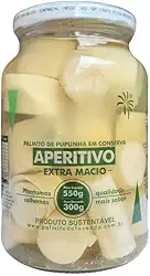 Palmito de Pupunha em Conserva Aperitivo, 540g, Extra Macio, Sem Glúten