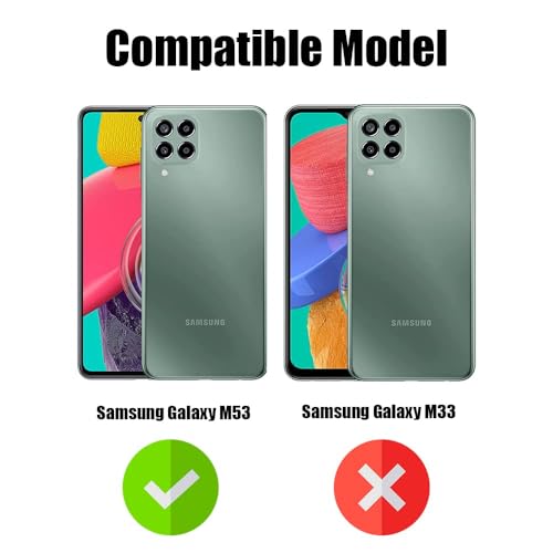 Image of Jkobi Back Case Cover for Samsung Galaxy M53 5G (Silicone Crystal Clear | Pure Camera Protection | Soft and Flexible for Charger and Headphone sockets | Shockproof Bumpers | Transparent)
