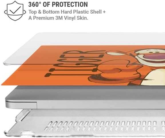 Skinit Laptop Case Plus Skin Compatible with MacBook Air 13in (2020) - Officially Licensed Disney Winnie The Pooh Tigget Portrait Design