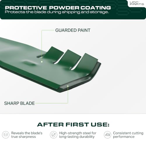UDC Parts 942-0616A Mower Blades Replacement for Cub Cadet 42 Inch XT1 LT42 by UDC Parts - Used condition - Image 7