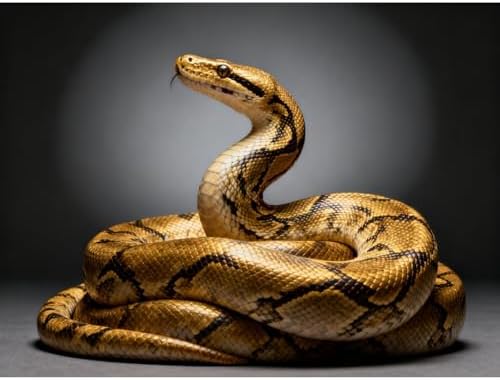 Betkuzoka Python Snake Diamond Art Painting DIY Kits Stitch Diamond Dots 5D Full Round Drill Paint by Diamonds Gem Painting for Beginners Home Living Room Bedroom Decor 12x16 Inch image 5