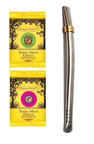 Mate Green Yerba Mate y Bombilla, Plata, 14 cm Cover