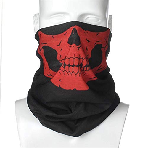 8 Pezzi Motorcycle Face Masks Skull Classic
