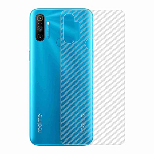 Image of Compatible with Oppo Realme C3 Pro Back Screen Protective Film Carbon Fiber Skin Transparent Screen Guard Sticker