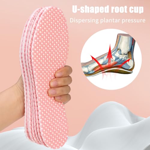 3 pares de plantillas rosas para mujer talla 38 EU miniatura 4