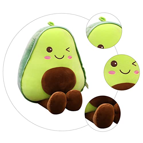 LIFKOME 1Pc Travesseiro De Abacate Travesseiro De Pelúcia Bicho De Pelúcia Recheado Guacamole Brinqu
