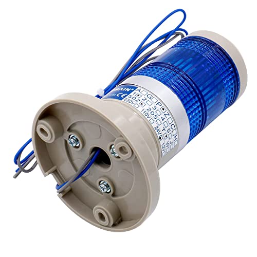 Baomain Warning Continuous Light 110V Ac Industrial Continuous Ltp-502T Blue Led Signal Tower Lamp #TOP1