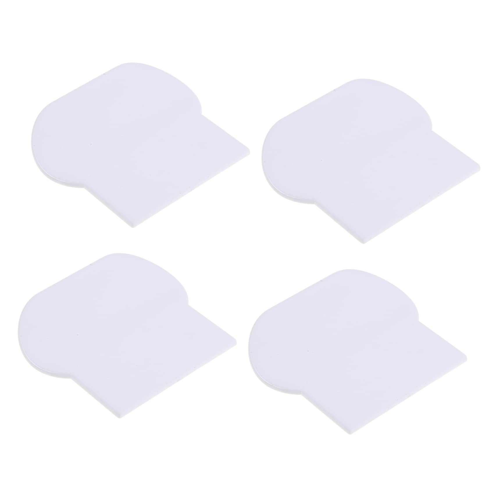 Housoutil 4pcs Toilet Lid Lifter Toilet Seats Toilet Cover Seat Toilet Handle Lever Toilet Lower Lid Lifter Flipper Toilet Lifter Toilet Lid Lifter Handle Seat Lifter Handle White Applique