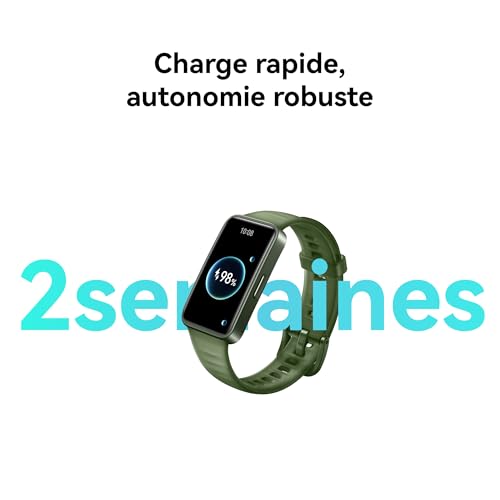 HUAWEI Band 8 Montre Connectée,Écran Tactile sans Bordure,Suivi du Sommeil,100+ Modes d'entrainement,Charge Rapide,Longue durée,10000+Cadrans au Choix,Étanche,Compatible avec iPhone et Android,Noir